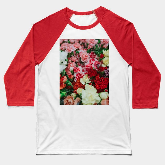 flowers Baseball T-Shirt by Billionairestore